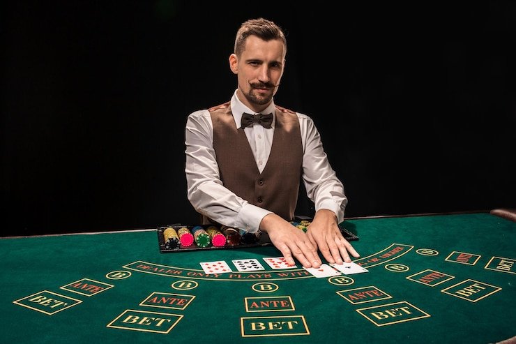 Tampilan antarmuka pemain Live Dealer dengan statistik permainan